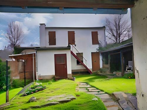 Nebengebäude - 1 Zimmer Reihenmittelhaus zum Kaufen in Oelsnitz