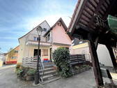 Wohnhaus Rückansicht - 7 Zimmer Einfamilienhaus zum Kaufen in Stutensee-Spöck