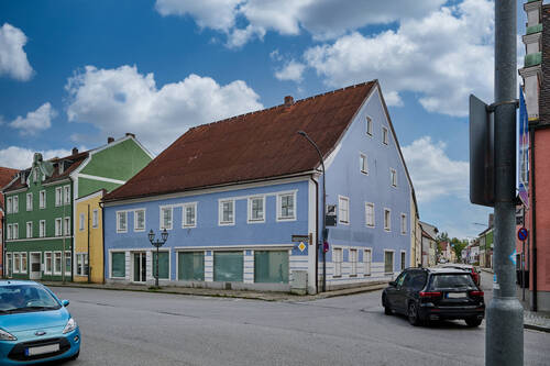 Geschäftshaus Geiselhöring Außenansicht II - Mehrfamilienhaus, Wohnhaus mit 802,50 m&sup2; in Geiselhöring zum Kaufen