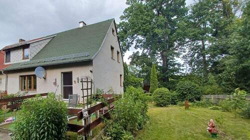 hintere Ansicht - 4 Zimmer Doppelhaushälfte in Weischlitz