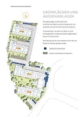 Außenanlagenplan aus Exposé S18 SWR BA I und BA II - 