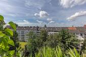 Blick von der Terrasse - 3 Zimmer Etagenwohnung zum Kaufen in Düsseldorf