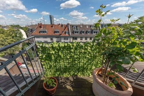 Frühstücksbalkon an der Küche - 