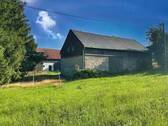 Blick zum Hof von der Wiese aus - Bauernhaus, Landhaus mit 163,00 m&sup2; in Stützengrün zum Kaufen
