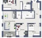 Wohnung8.möbliert.ohne.Maße - 3 Zimmer Etagenwohnung in Bad Liebenzell