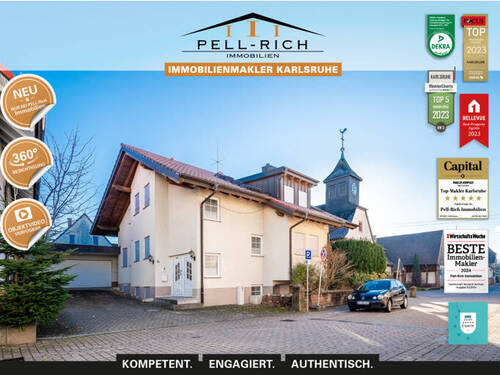 Neu & Nur bei Pell-Rich - FAMILIENTRAUM - Einfamilienhaus in Marxzell mit Einbauküche und hochwertiger Ausstattung zum Kauf