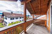 Überdachter Balkon im Dachgeschoss - 