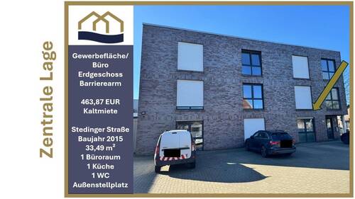 Titelbild - Barrierearmes Büro, vermietet, sehr zentral mit Stellplatz in OldenburgOsternburg