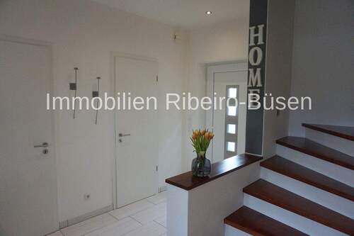 Der einladend gestaltete Eingangsbereich - 