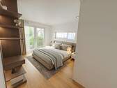 sonniges Schlafzimmer - 
