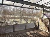 großzügige Dachterrasse mit Blick ins Grüne - 