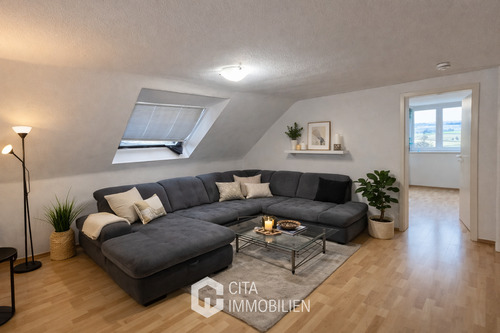 Wohnzimmer - 2 Zimmer Etagenwohnung zum Kaufen in Altenstadt