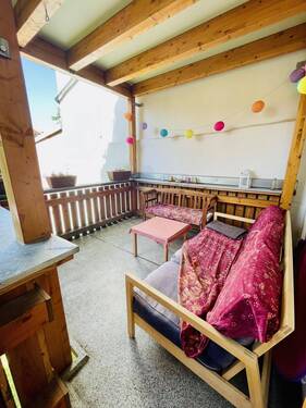 Balkon zum Garten - 