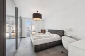 Schlafzimmer - Neuwertige Wohnung in Osnabrück mit Balkon und Einbauküche