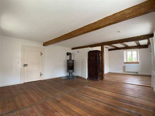 EG - Wohnzimmer - Doppelhaushälfte mit 176,00 m² in Stegaurach zum Kaufen