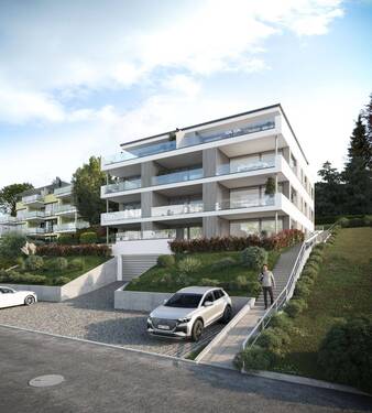 Traumhafte Neubaufassade - 3 Zimmer Etagenwohnung zum Kaufen in Überlingen