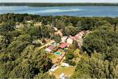 Luftbild mit Schwielowsee.jpg - Wohnen in ruhiger Lage nahe Potsdam, mit zusätzlichem Baufeld in Schwielowsee OT Caputh