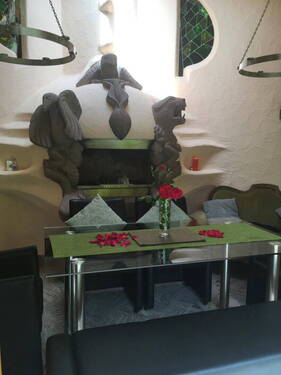 Pavillon mit offenem Kamin - 