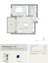 Grundriss Wohnung C 1.2 - 