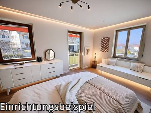Schlafzimmer OG Einrichtungsbeispiel - 