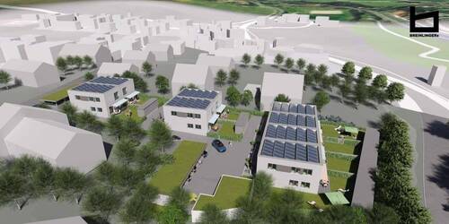 Außen Visualisierung - 5 Zimmer Doppelhaushälfte in Aldingen