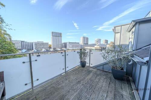 Dachterrasse - Ansicht 2 - Etagenwohnung mit 56,00 m&sup2; in Düsseldorf zum Kaufen