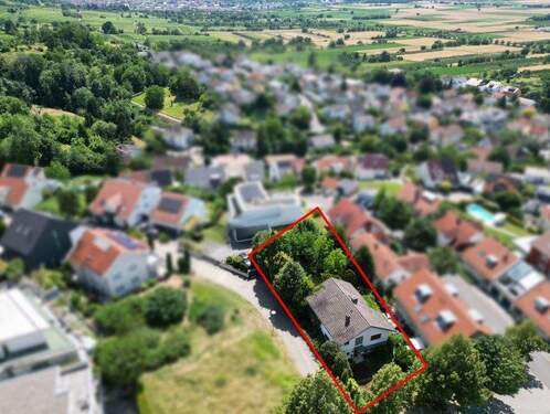 Drohnenbild - 7 Zimmer Einfamilienhaus zum Kaufen in Hirschberg an der Bergstraße