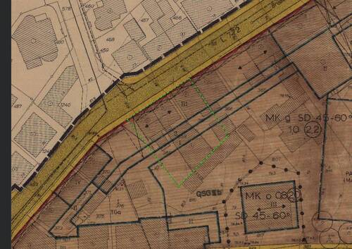 Ausschnitt Bebauungsplan - Grundstück in Bad Salzuflen