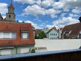 Aussicht vom Balkon - Etagenwohnung mit 93,00 m&sup2; in Feuchtwangen zum Kaufen