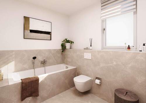 Badezimmer - 5 Zimmer Doppelhaushälfte in Brühl