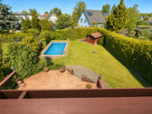 Garten mit KI Pool - 6 Zimmer Einfamilienhaus zum Kaufen in Teltow