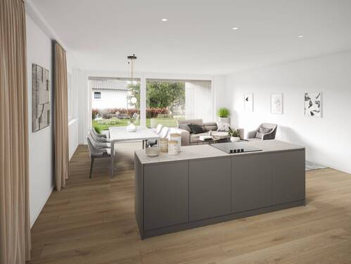 Der großzügige Wohn- und Essbereich... - 3 Zimmer Etagenwohnung zum Kaufen in Überlingen