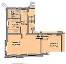 Grundriss - 2 Zimmer Etagenwohnung in Brieske