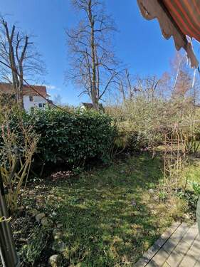 Gartenanteil mit Sichtschutz - 3 Zimmer Etagenwohnung zur Miete in Bad Staffelstein