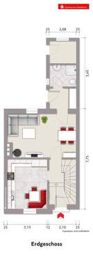 Exposeplan Erdgeschoss - 