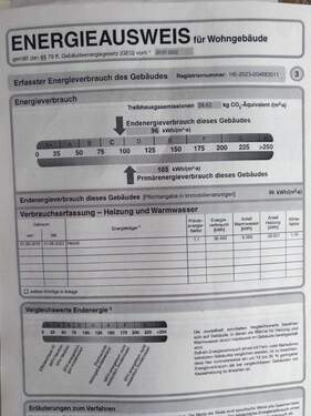 Energie-Verbrauchsausweis - 