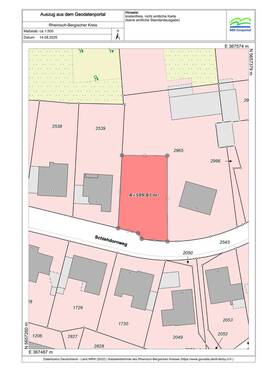 Kataster ca. 600m² - 