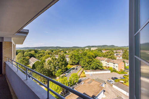 Blick vom Laubengang - 