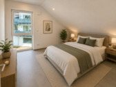Schafzimmer 2 möbliert - 3 Zimmer Etagenwohnung in Oberhonnefeld-Gierend