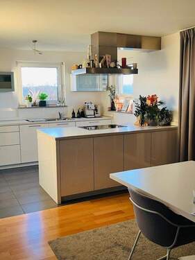 Blick in die offene Küche - 