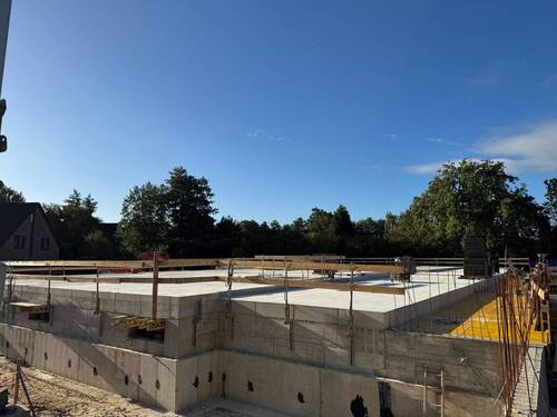 Baufortschritt Foto 3 Sohlplatte Haus 1+2 23.09.20 - 