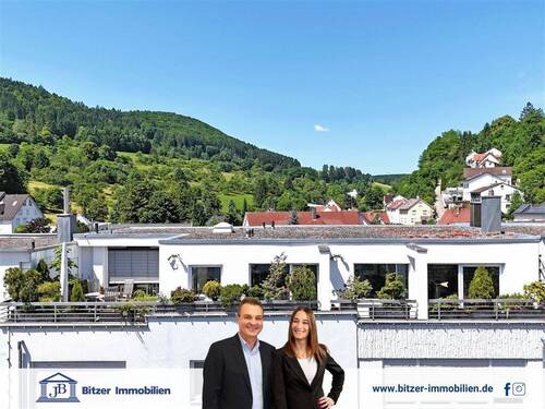 Ansicht - TOP-Penthouse mit sonniger Dachterrasse, Loggia und Balkon in zentraler Lage