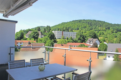 teilüberdachter Balkon - 