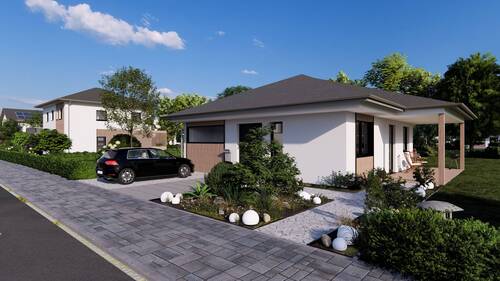 Bungalow 98 - Eingang.jpg - 4 Zimmer Einfamilienhaus zum Kaufen in Wolfhagen