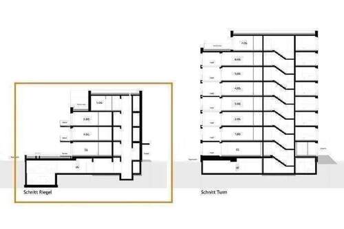 Schnitt - Etagenwohnung mit 86,60 m&sup2; in Schleswig zur Miete