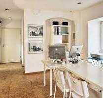 Atelier-Büro im Souterrain: eigener Eingang, Gartenzugang, WLAN inklusive - München Schwabing-West