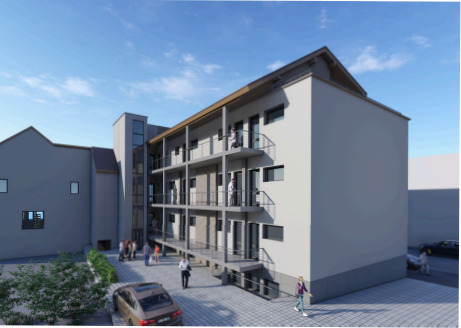 Außenansicht - 2 Zimmer Etagenwohnung zur Miete in Tuttlingen