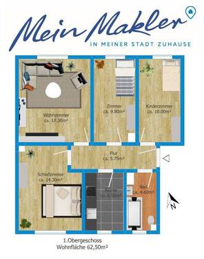 1.Obergeschoss links - 