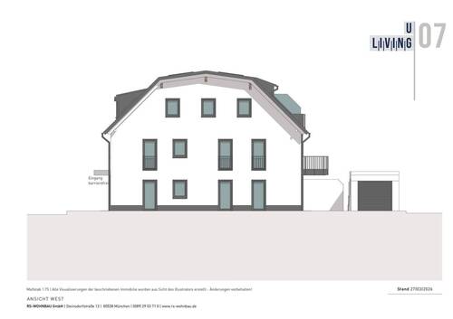 Haus A Ansicht West - 