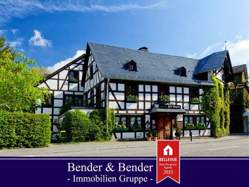 Objektansicht - Historisches & geschichtsträchtiges Hotel- & Restaurant im Herzen von Hamm (Sieg) - Romantikhotel 'Alte Vogtei'